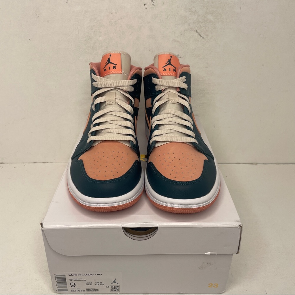Nike Air Jordan 1 Retro Mid WMNS “Dark Teal” 2023 - Picture 2 of 4